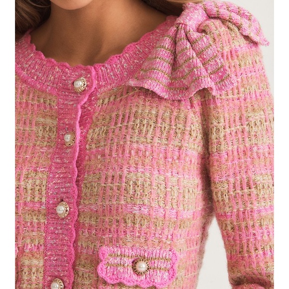 🆕LoveShackFancy Tweed Chantria Crop Cardigan & Balsam Mini Skirt Set DEAD-STOCK - Picture 4 of 13